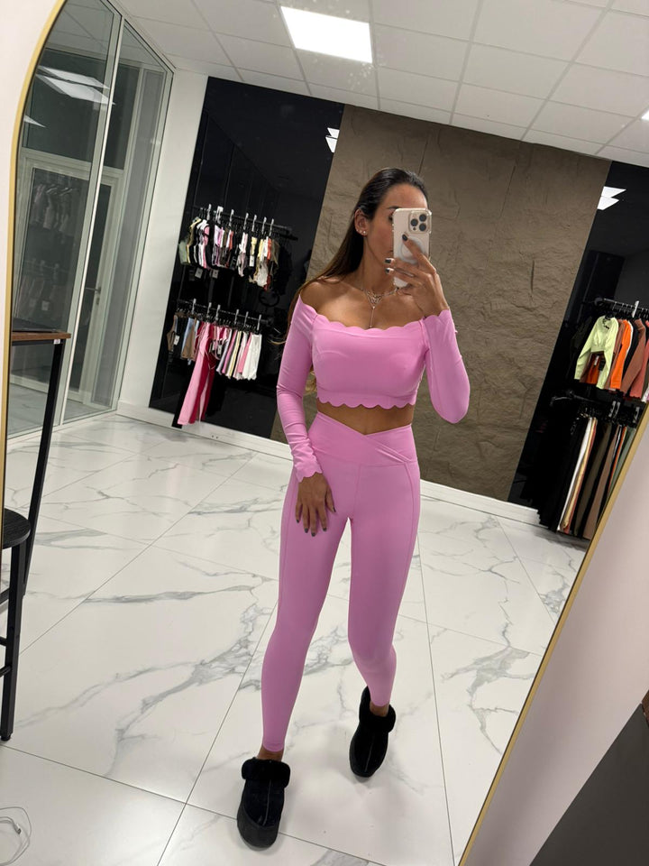 WAVY MANCHES LONGUES OFF SHOULDER