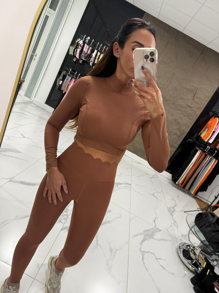 WAVY MANCHES LONGUES OPEN BACK