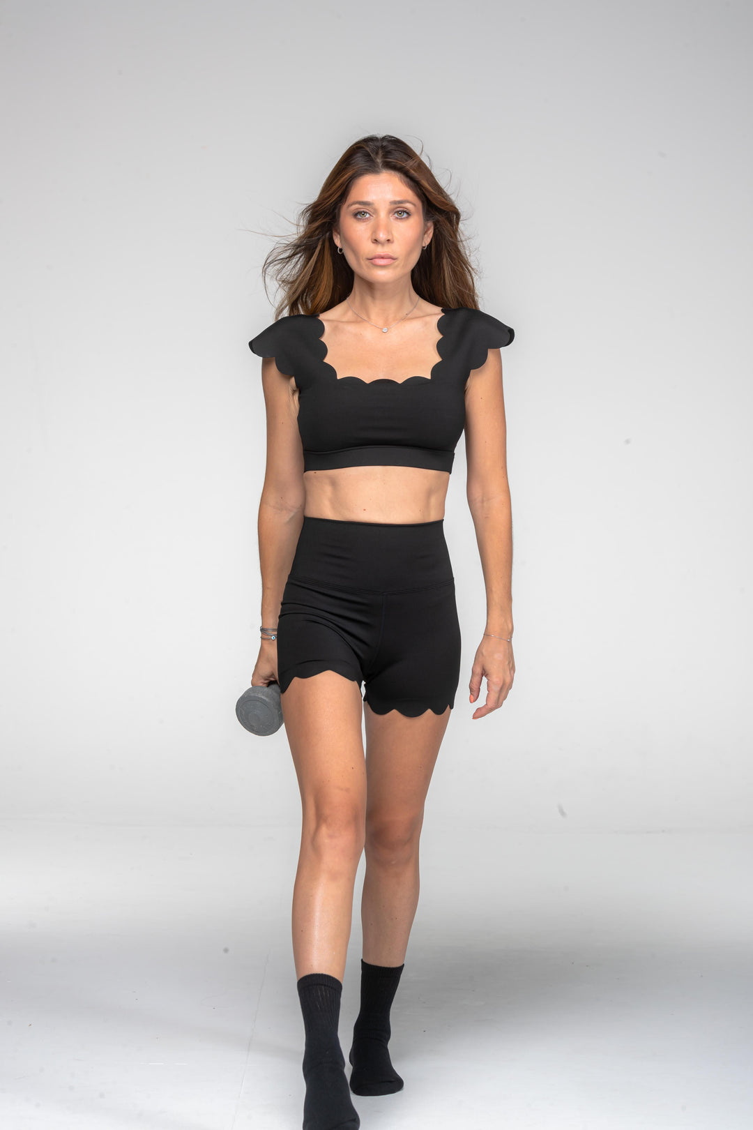 SHORT TAILLE HAUTE AVEC DETAILS WAVY