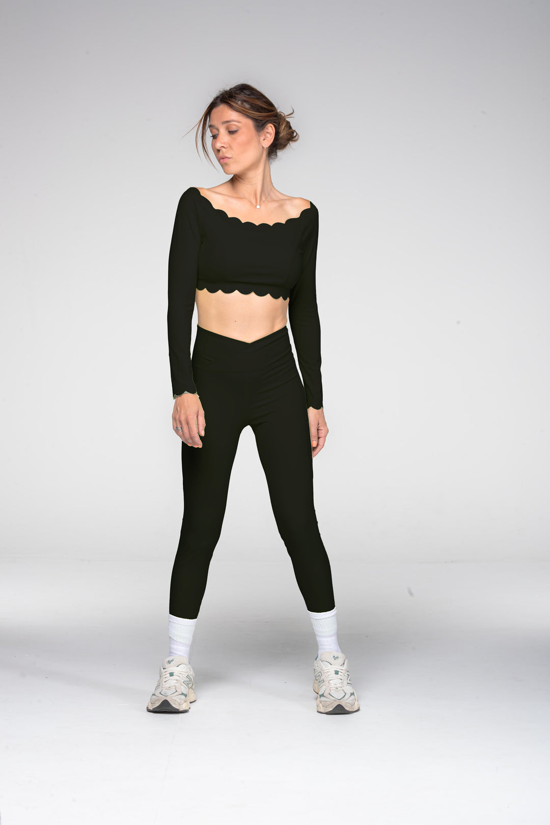 WAVY MANCHES LONGUES OFF SHOULDER