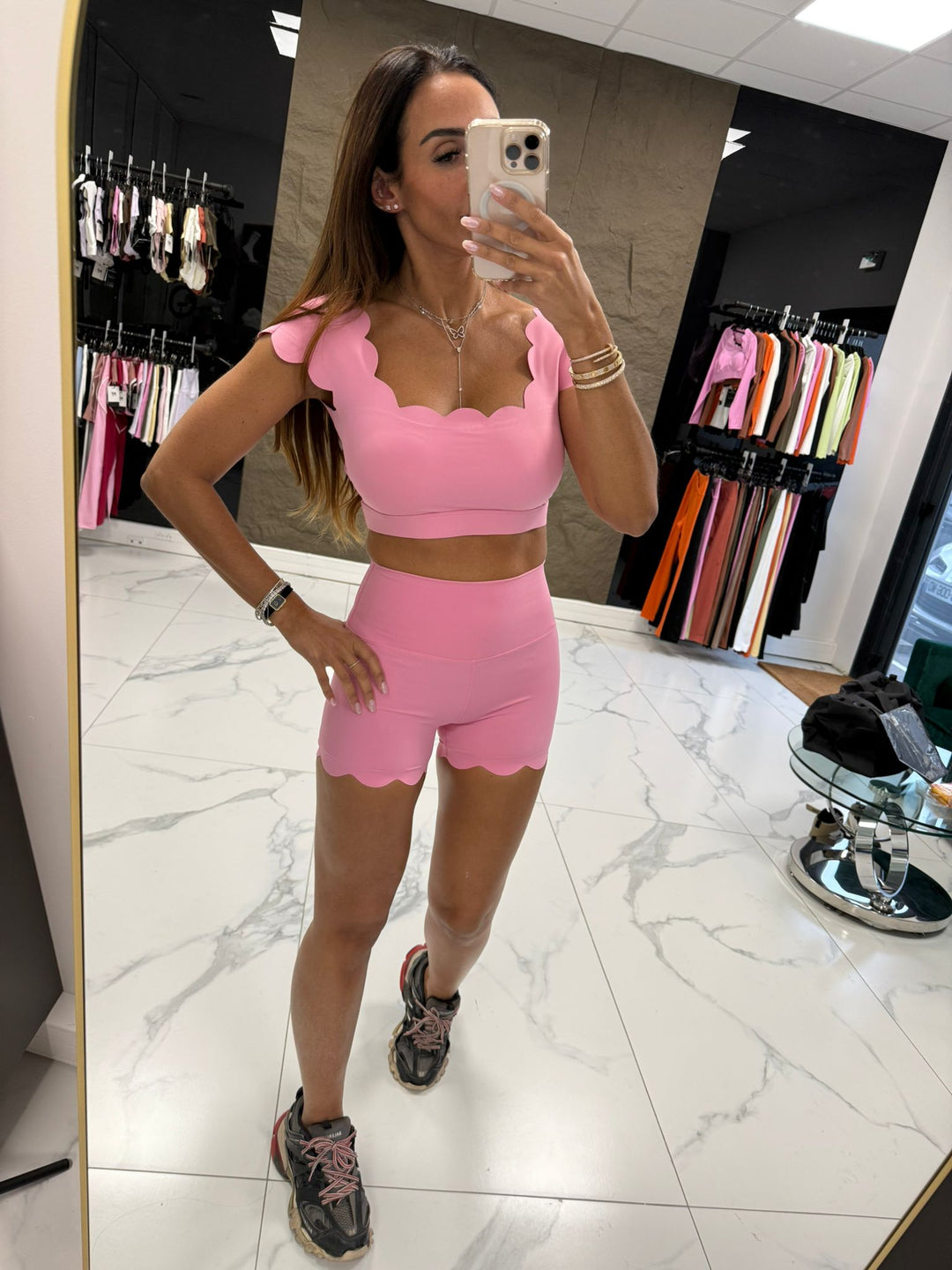 SHORT TAILLE HAUTE AVEC DETAILS WAVY